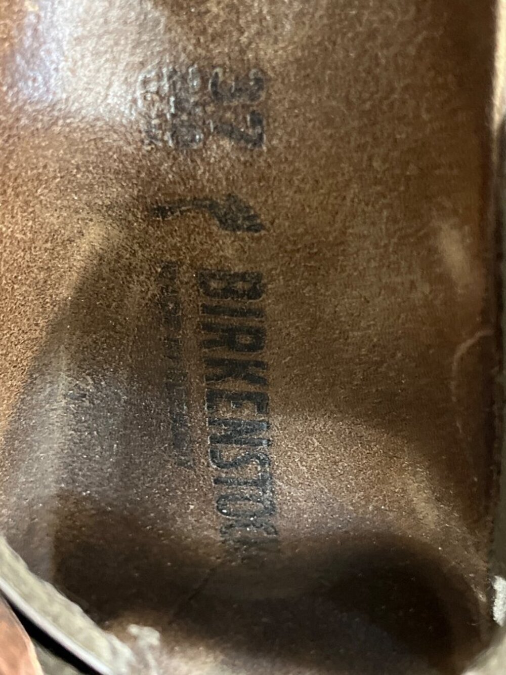 Birkenstock Womens Size 37 US 6-6.5 Arizona Taupe Suede Leather Sandals - Picture 8 of 11